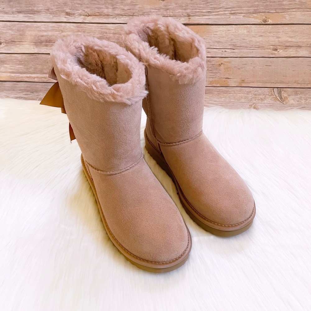 UGG Bailey Bow Satin Boots In Arroyo - Picture 3 of 7